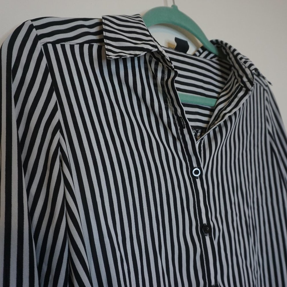Striped Button Down Top